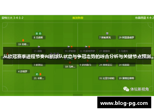 从欧冠赛季进程节奏判断球队状态与争冠走势的综合分析与关键节点预测